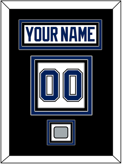 Tampa Bay Nameplate & Number (Back) With 2020 Or 2021 Stanley Cup Champions Patch - Road White - Premier Tier 3