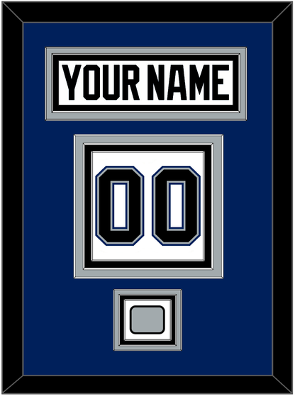 Tampa Bay Nameplate & Number (Back) With 2004 Stanley Cup Finals Patch - Home White (2001-2007) - Premier Tier 2