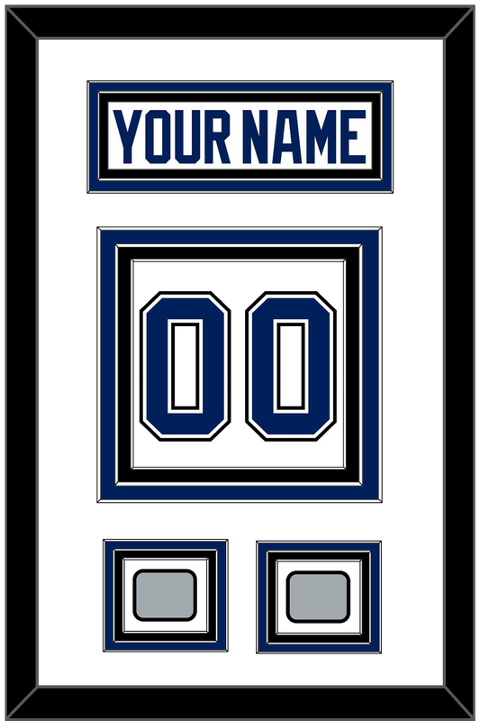 Tampa Bay Nameplate & Number (Back) With 2020 & 2021 Stanley Cup Finals Patches - Road White - Premier Tier 1
