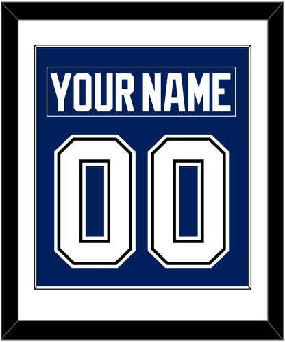 Tampa Bay Nameplate & Number (Back) Combined - Home Blue - Essential Tier 1