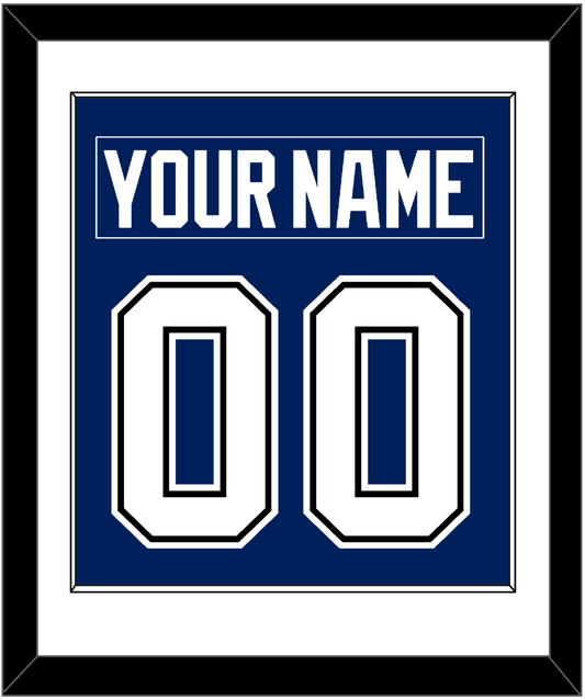 Tampa Bay Nameplate & Number (Back) Combined - Home Blue - Essential Tier 1
