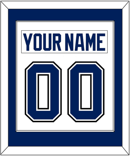 Tampa Bay Nameplate & Number (Back) Combined - Road White - Essential Tier 1