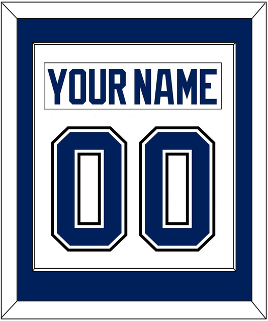 Tampa Bay Nameplate & Number (Back) Combined - Road White - Essential Tier 1