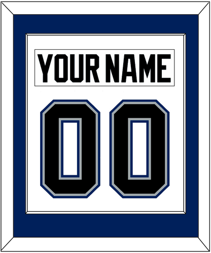 Tampa Bay Nameplate & Number (Back) Combined - Home White (2001-2007) - Essential Tier 1