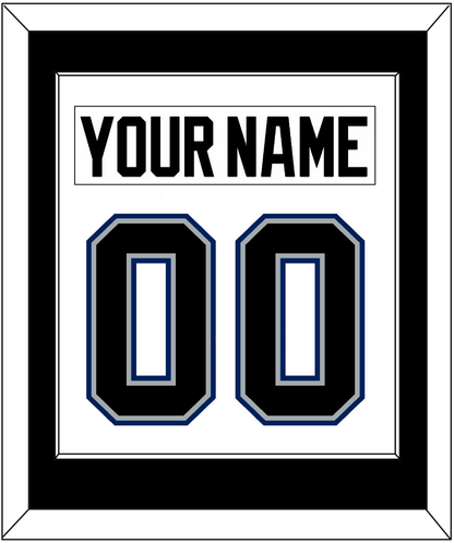 Tampa Bay Nameplate & Number (Back) Combined - Home White (2001-2007) - Essential Tier 2