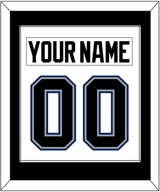 Tampa Bay Nameplate & Number (Back) Combined - Home White (2001-2007) - Essential Tier 2