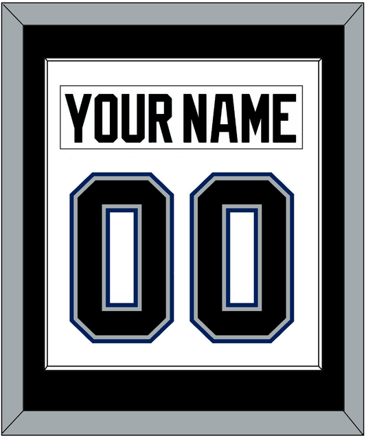 Tampa Bay Nameplate & Number (Back) Combined - Home White (2001-2007) - Essential Tier 2