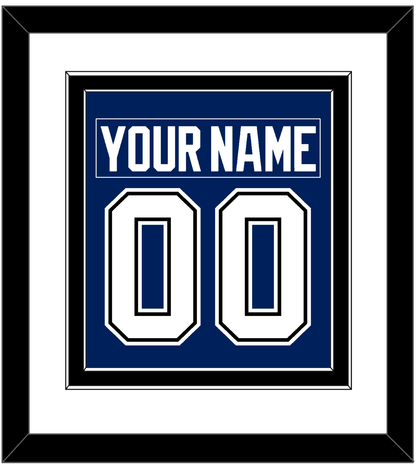 Tampa Bay Nameplate & Number (Back) Combined - Home Blue - Signature Tier 1
