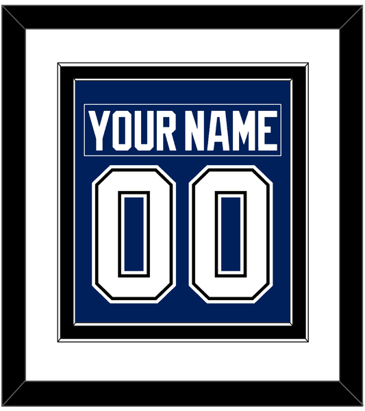 Tampa Bay Nameplate & Number (Back) Combined - Home Blue - Signature Tier 1