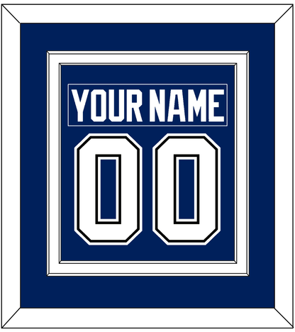 Tampa Bay Nameplate & Number (Back) Combined - Home Blue - Signature Tier 2
