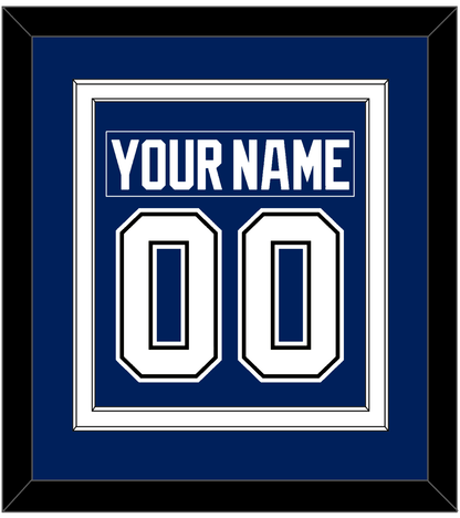 Tampa Bay Nameplate & Number (Back) Combined - Home Blue - Signature Tier 2