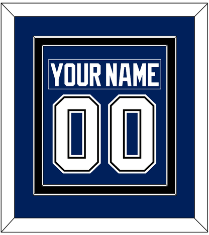 Tampa Bay Nameplate & Number (Back) Combined - Home Blue - Signature Tier 3