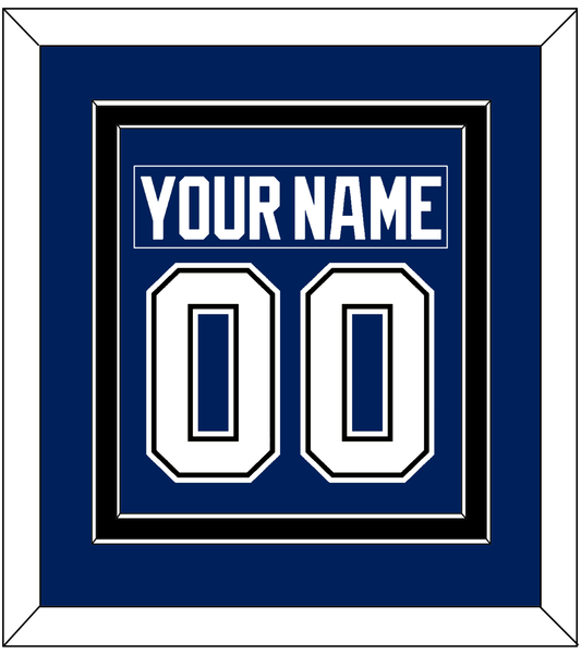 Tampa Bay Nameplate & Number (Back) Combined - Home Blue - Signature Tier 3