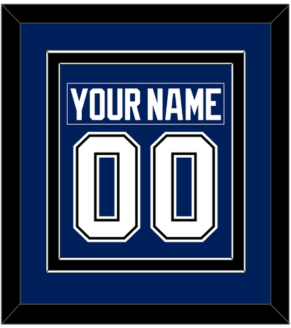 Tampa Bay Nameplate & Number (Back) Combined - Home Blue - Signature Tier 3