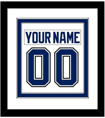 Tampa Bay Nameplate & Number (Back) Combined - Road White - Signature Tier 1