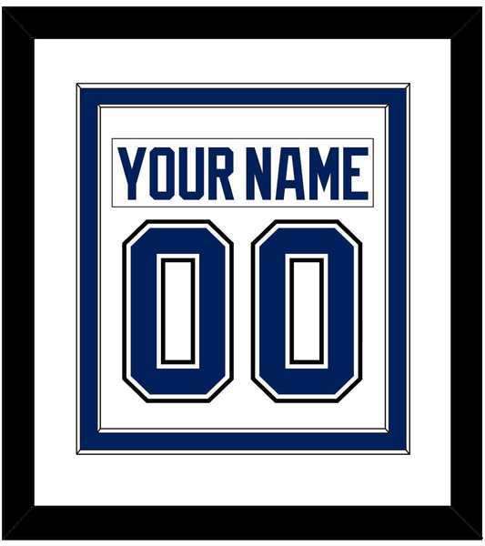 Tampa Bay Nameplate & Number (Back) Combined - Road White - Signature Tier 1