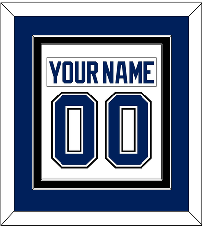 Tampa Bay Nameplate & Number (Back) Combined - Road White - Signature Tier 2