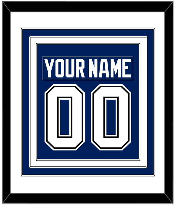 Tampa Bay Nameplate & Number (Back) Combined - Home Blue - Triple Mat 1