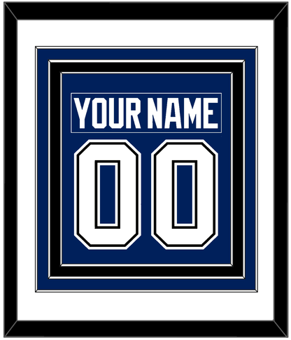 Tampa Bay Nameplate & Number (Back) Combined - Home Blue - Premier Tier 2