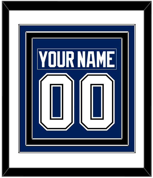 Tampa Bay Nameplate & Number (Back) Combined - Home Blue - Premier Tier 2
