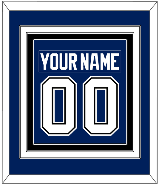 Tampa Bay Nameplate & Number (Back) Combined - Home Blue - Premier Tier 3