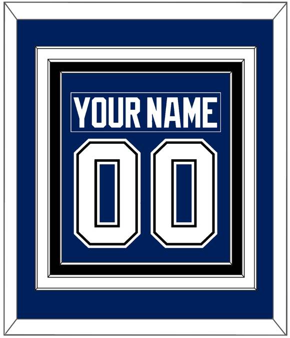 Tampa Bay Nameplate & Number (Back) Combined - Home Blue - Triple Mat 3
