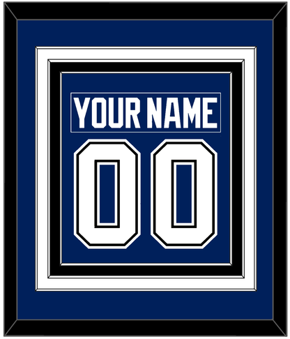 Tampa Bay Nameplate & Number (Back) Combined - Home Blue - Premier Tier 3