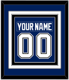 Tampa Bay Nameplate & Number (Back) Combined - Home Blue - Triple Mat 3