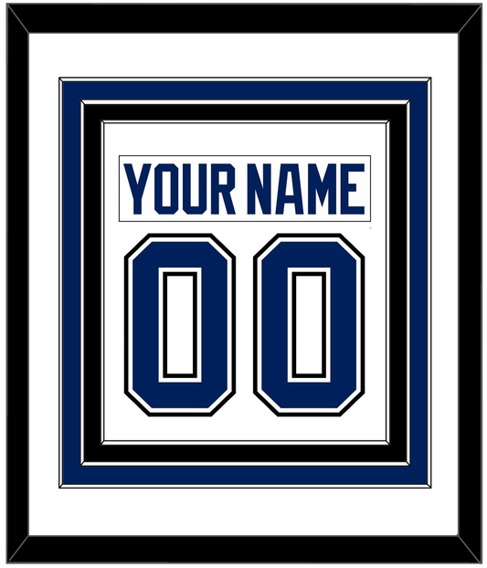 Tampa Bay Nameplate & Number (Back) Combined - Road White - Premier Tier 1