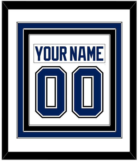 Tampa Bay Nameplate & Number (Back) Combined - Road White - Triple Mat 1