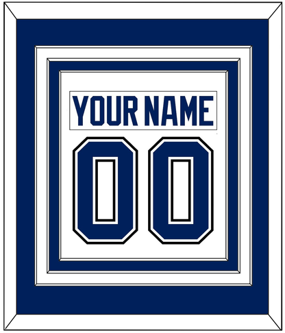 Tampa Bay Nameplate & Number (Back) Combined - Road White - Premier Tier 2