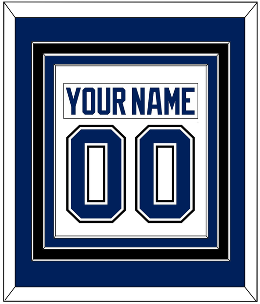Tampa Bay Nameplate & Number (Back) Combined - Road White - Premier Tier 3