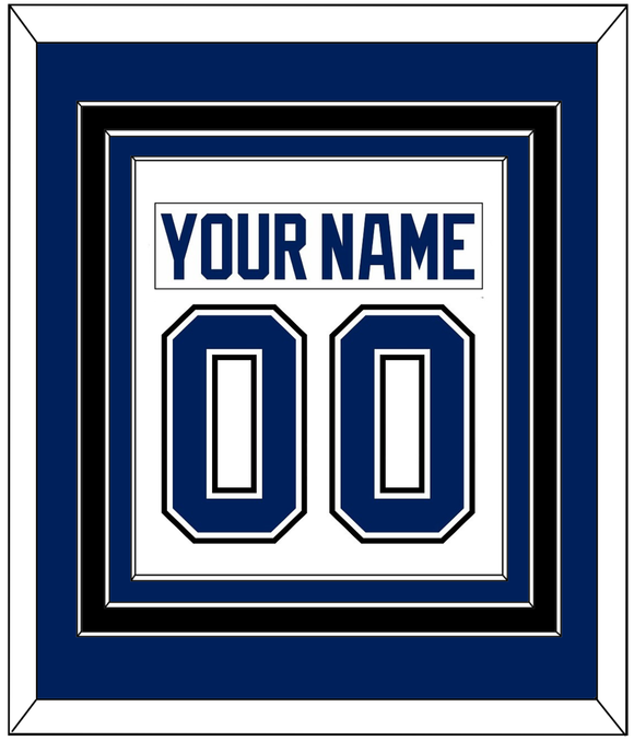 Tampa Bay Nameplate & Number (Back) Combined - Road White - Triple Mat 3