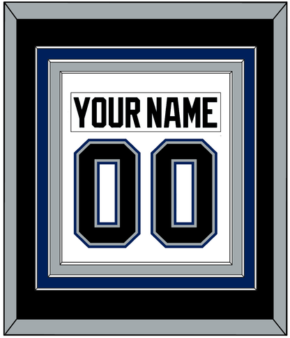 Tampa Bay Nameplate & Number (Back) Combined - Home White (2001-2007) - Premier Tier 3