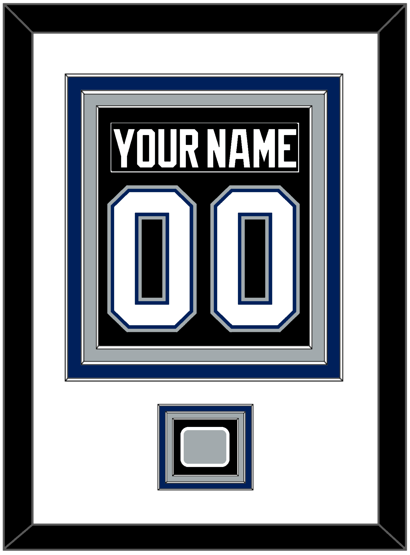 Tampa Bay Legacy Nameplate & Full-Size Number - Combined