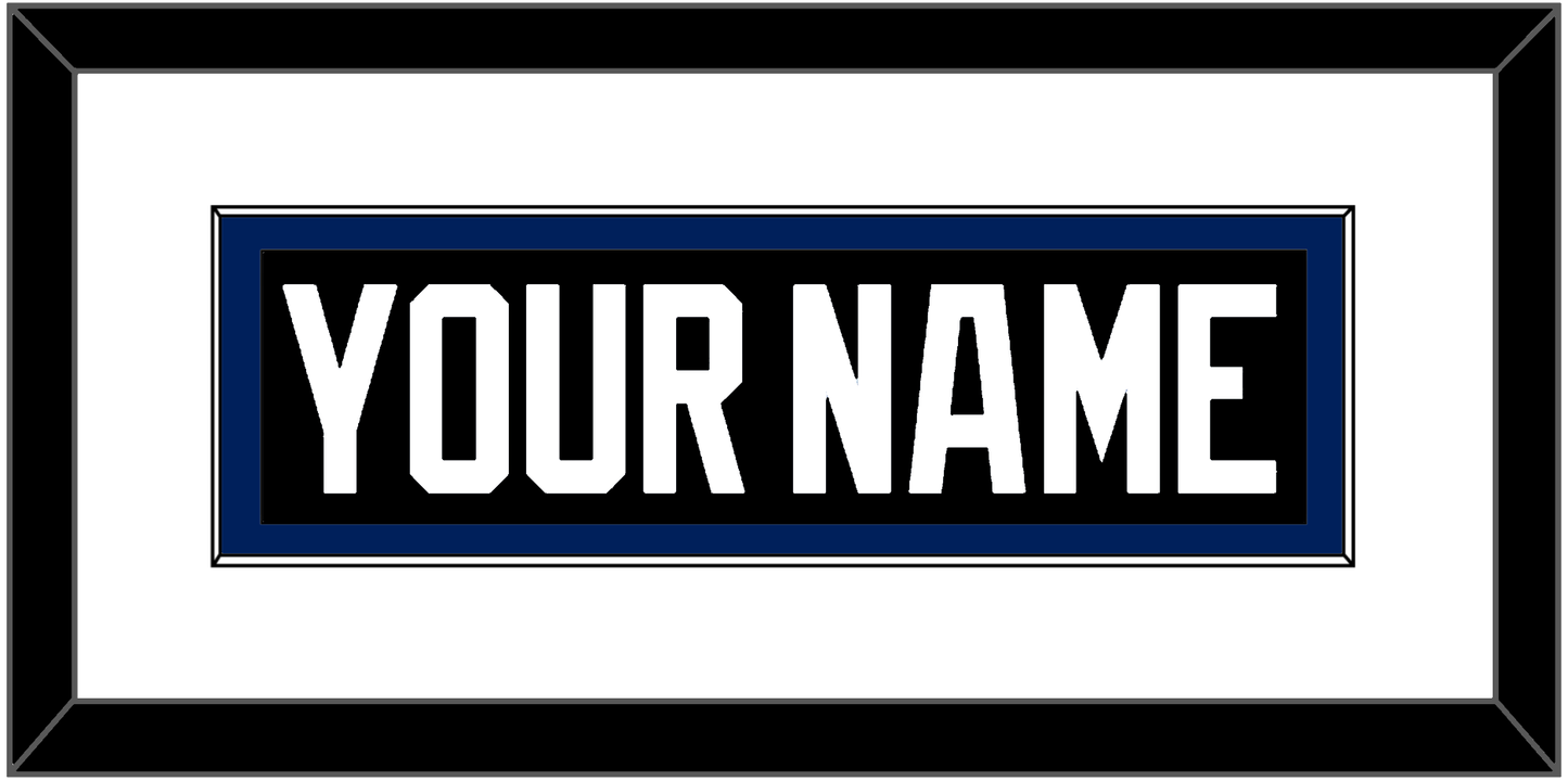 Tampa Bay Nameplate - Road Black (2001-2007) - Essential Tier 1