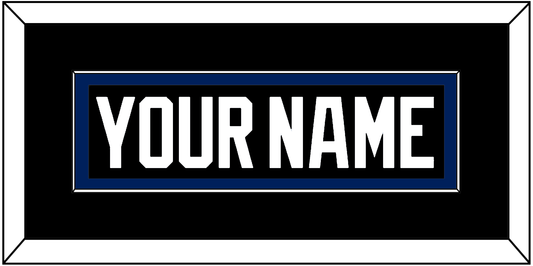 Tampa Bay Nameplate - Road Black (2001-2007) - Essential Tier 2