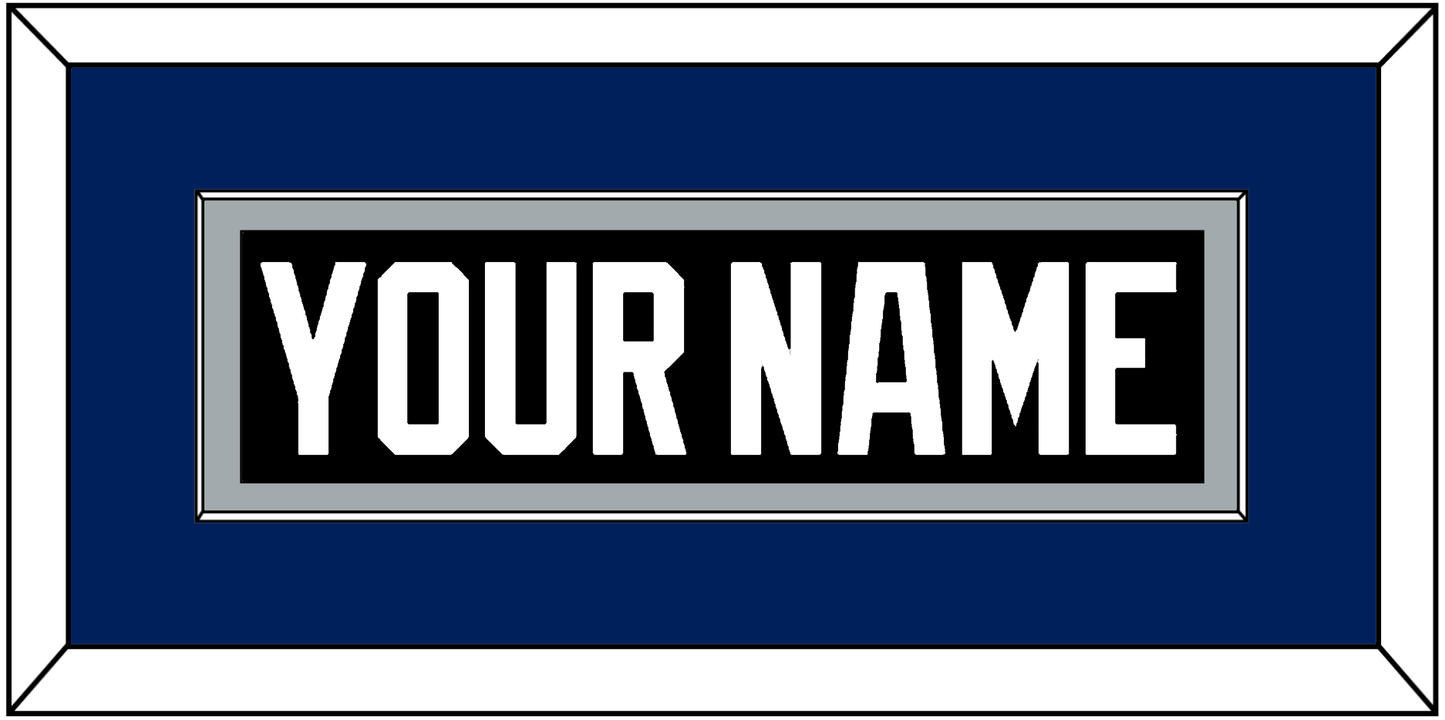 Tampa Bay Nameplate - Road Black (2001-2007) - Essential Tier 3