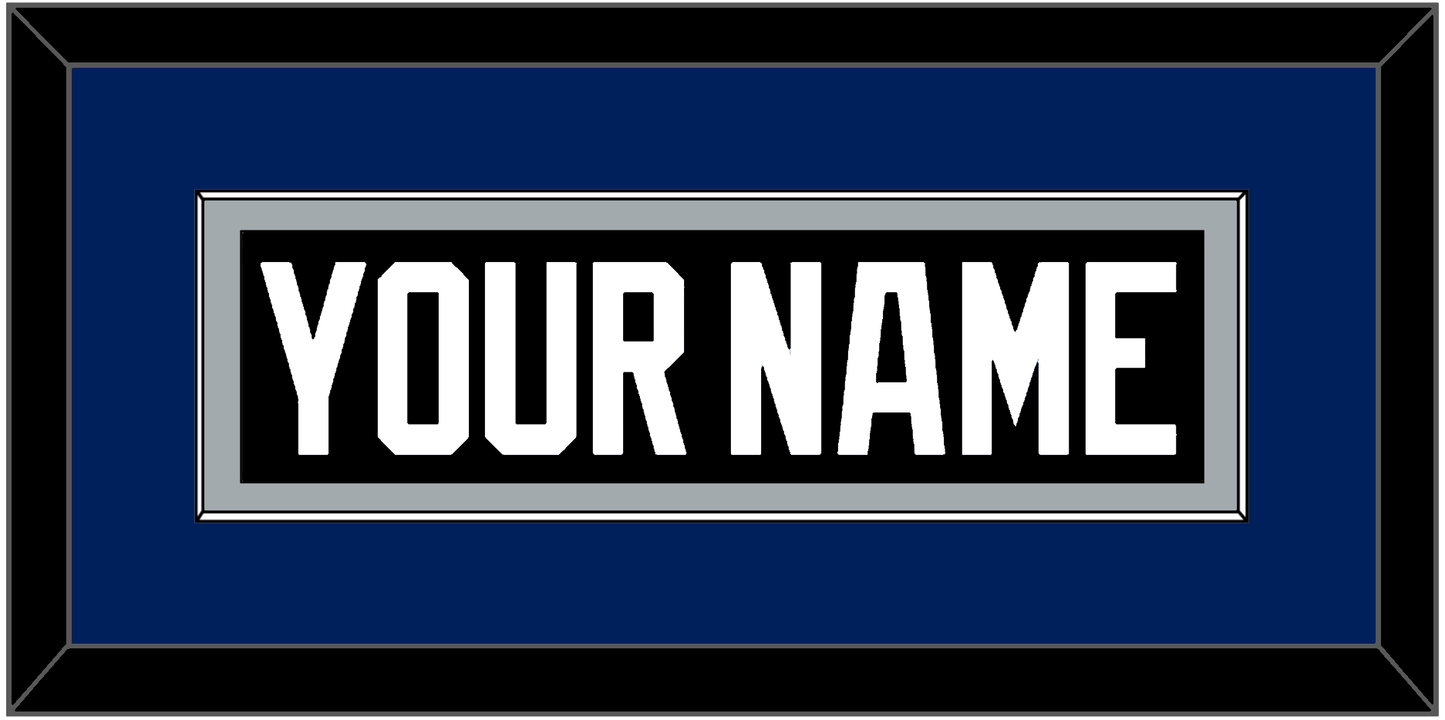 Tampa Bay Nameplate - Road Black (2001-2007) - Essential Tier 3