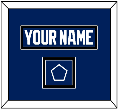 Tampa Bay Nameplate & Jersey Logo Patch - Home Blue - Signature Tier 3
