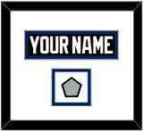 Tampa Bay Nameplate & Jersey Logo Patch - Road Black (2001-2007) - Double Mat 1