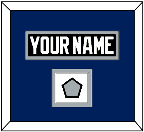 Tampa Bay Nameplate & Jersey Logo Patch - Road Black (2001-2007) - Signature Tier 3