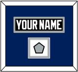 Tampa Bay Nameplate & Jersey Logo Patch - Road Black (2001-2007) - Double Mat 3