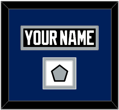 Tampa Bay Nameplate & Jersey Logo Patch - Road Black (2001-2007) - Signature Tier 3