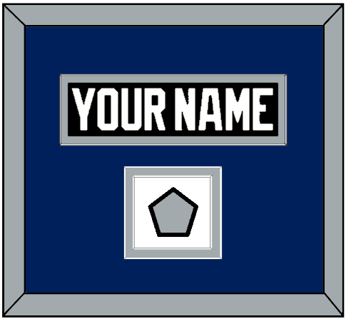 Tampa Bay Nameplate & Jersey Logo Patch - Road Black (2001-2007) - Signature Tier 3