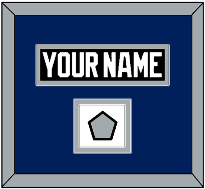 Tampa Bay Nameplate & Jersey Logo Patch - Road Black (2001-2007) - Signature Tier 3