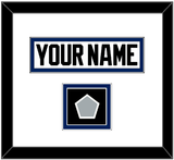 Tampa Bay Nameplate & Jersey Logo Patch - Home White (2001-2007) - Double Mat 1