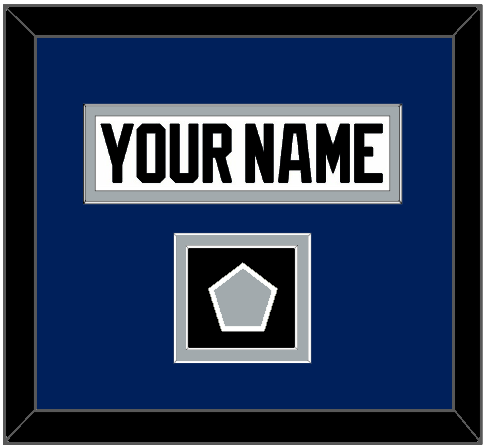 Tampa Bay Nameplate & Jersey Logo Patch - Home White (2001-2007) - Signature Tier 3