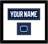 Tampa Bay Nameplate & Jersey Logo Patch - Home Blue - Triple Mat 2