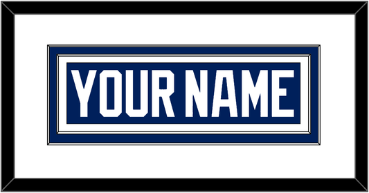 Tampa Bay Nameplate - Home Blue - Signature Tier 1
